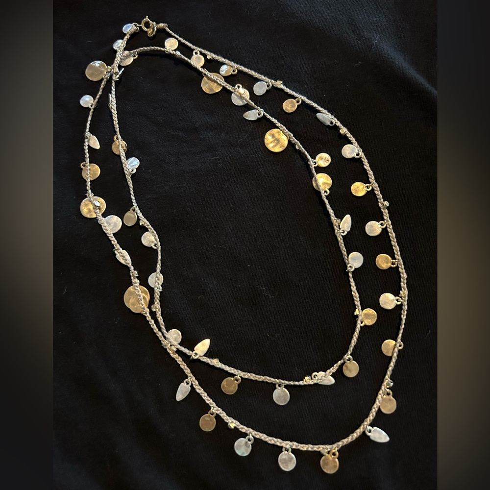 Stella & Dot Mixed Metal Necklace